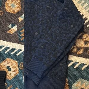 Target Women's Navy Blue Crewneck Sweater